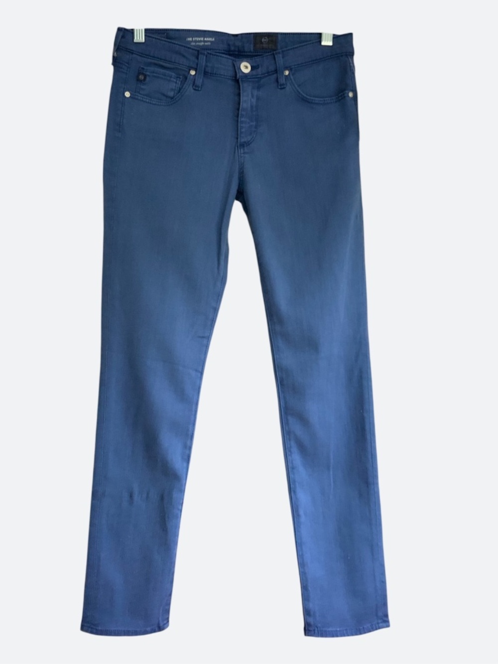 AG Adriano Goldschmied The Stevie Slim Straight Ankle Jeans Blue NWT SZ 27